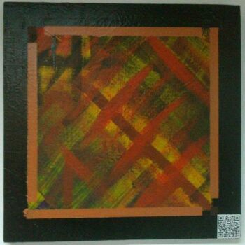 Painting titled "11-Abstraction CP01" by Mohammed Rahmouni, Original Artwork, Oil