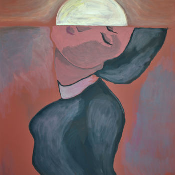 Painting titled "Sunrise 2" by Mohsen Modiri, Original Artwork, Acrylic