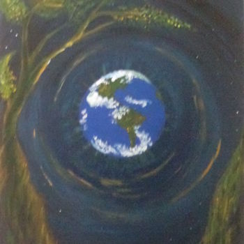 Peinture intitulée "Terra longe.  Earth…" par Terralonge, Œuvre d'art originale, Acrylique