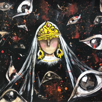 "Bride" başlıklı Tablo Mokhinur Fakhri tarafından, Orijinal sanat, Akrilik