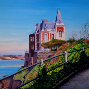 Painting titled "Dinard" by Yves Molac, Original Artwork, Oil
