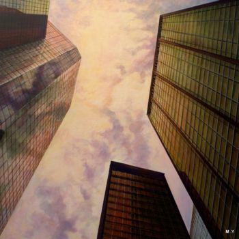 Painting titled "vertige" by Yves Molac, Original Artwork, Other