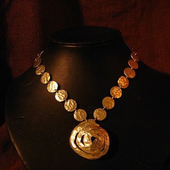 Handwerk mit dem Titel "collana necklace" von Francesco Lucatelli, Original-Kunstwerk