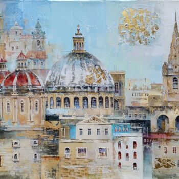 Painting titled "Malta" by Molena, Original Artwork, Acrylic