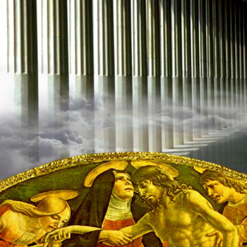 Digital Arts titled "Cristo" by Molino Blanco Ediciones, Original Artwork, Photo Montage