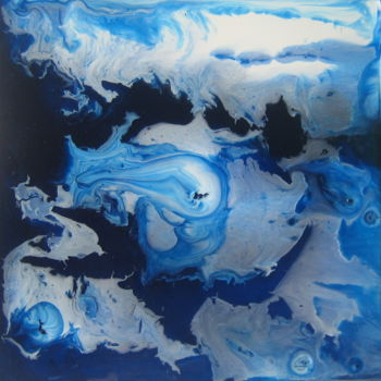 Schilderij getiteld "Iceberg" door Jean-Marie Moll, Origineel Kunstwerk, Lak