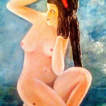 Painting titled "VENUS" by Sylvain Guillot (Molley), Original Artwork, Oil