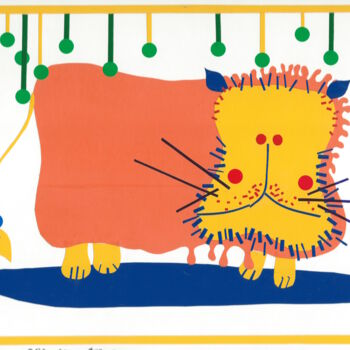 Design intitulée "The Lion" par Mollie Chau, Œuvre d'art originale, Art de la table