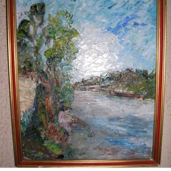 Painting titled "le charmeur de moue…" by Maurice Gaupin, Original Artwork, Other