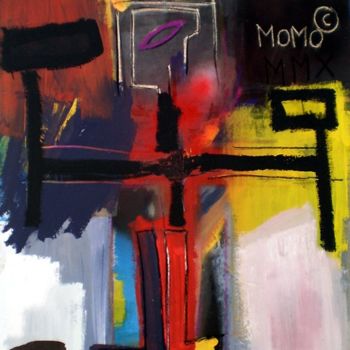 Painting titled "power" by Momo, Original Artwork, Oil