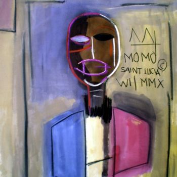 Painting titled "loquacious" by Momo, Original Artwork, Oil