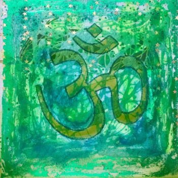 Painting titled "Om 14/108" by Mona Bessaa, Original Artwork, Acrylic