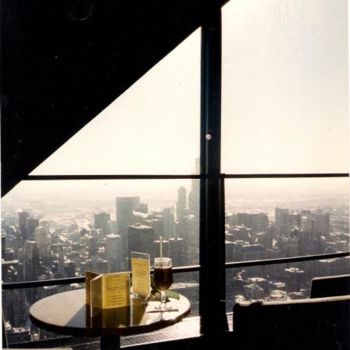 Fotografie getiteld "Chicago d'en haut d…" door Mone Popp, Origineel Kunstwerk
