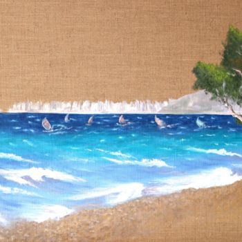 Pintura titulada "BEAUTE OCEANE. ( Rh…" por Monelle, Obra de arte original