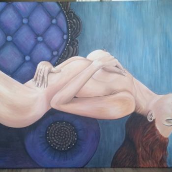 Painting titled "The Goddess" by Monica Canovas, Original Artwork
