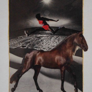 Collages titled "The Leap" by Monica Ciobanu, Original Artwork, Other