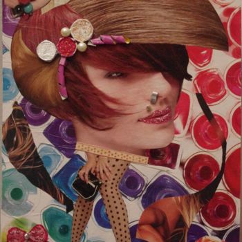 Collages titled "At the salon" by Monica Ciobanu, Original Artwork, Other