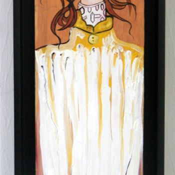 Pittura intitolato "2-ginger-26x6-15x66…" da Monica Vaganay, Opera d'arte originale
