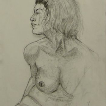 Drawing titled "Kenza" by Monica Jacquin, Original Artwork, Other
