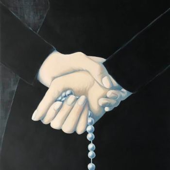 Malerei mit dem Titel "Grieve" von Mónica Silva, Original-Kunstwerk, Acryl