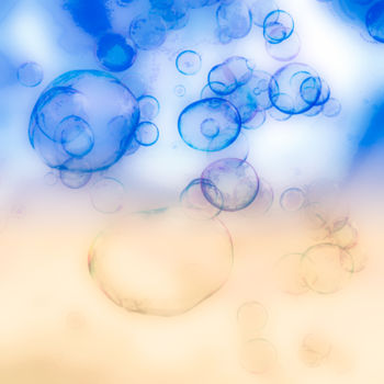 Fotografie mit dem Titel "Experimental Bubbles" von Monika Cherkaoui, Original-Kunstwerk, Digitale Fotografie