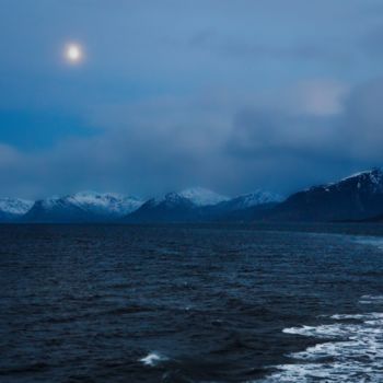 Photographie intitulée "Norwegian Winterdre…" par Monika Cherkaoui, Œuvre d'art originale, Photographie numérique