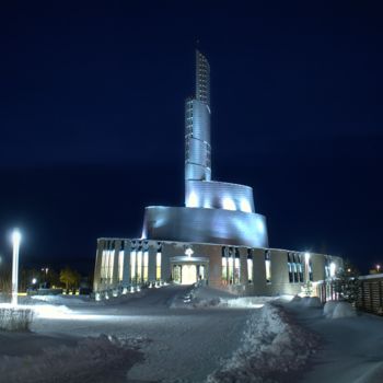 Photography titled "Eismeerkathedrale i…" by Monika Cherkaoui, Original Artwork, Digital Photography