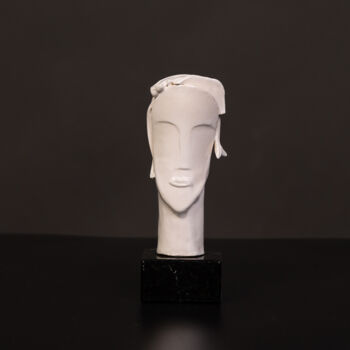 Skulptur mit dem Titel "ADONE" von Monika Hartl, Original-Kunstwerk, Keramik
