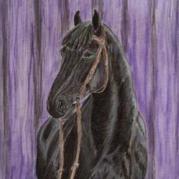 Drawing titled "Uliskuiken Stallion…" by Monika Wasik, Original Artwork
