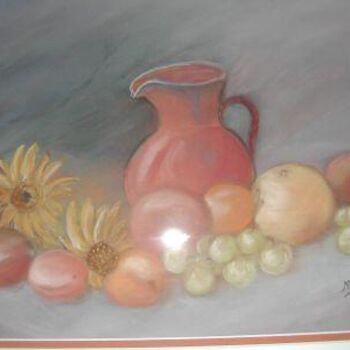 Peinture intitulée "les fruits" par Monique Coutant, Œuvre d'art originale