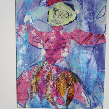 Pintura intitulada "Marionnette 2" por Monique Chef, Obras de arte originais, Outro