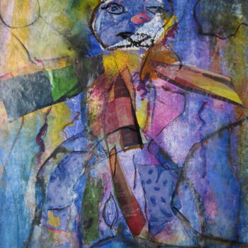 Malerei mit dem Titel "Marionnette 11" von Monique Chef, Original-Kunstwerk, Andere