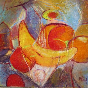Pintura intitulada "Fruits" por Monique Chef, Obras de arte originais, Acrílico