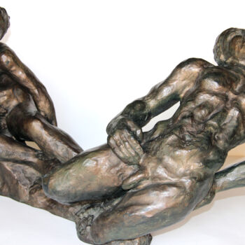 Skulptur mit dem Titel "Passion" von Monique Vivian, Original-Kunstwerk, Harz