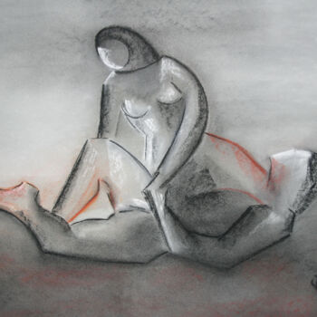 Peinture intitulée "Danse Classique - D…" par Monique Vivian, Œuvre d'art originale, Pastel