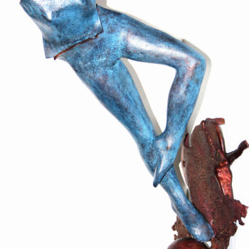 Sculpture intitulée "Danse Contemporaine…" par Monique Vivian, Œuvre d'art originale, Métaux