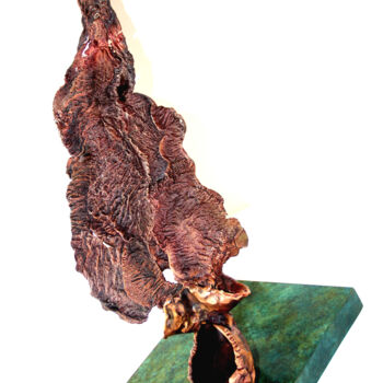 Sculpture titled "Héphaïstos - Dieu G…" by Monique Vivian, Original Artwork, Metals