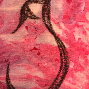 Peinture intitulée "Au fond des Abysses…" par Monique Vivian, Œuvre d'art originale, Pastel