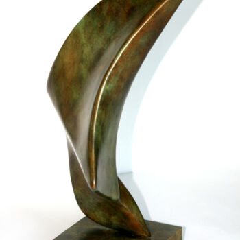 Skulptur mit dem Titel "Perfection des lign…" von Monique Vivian, Original-Kunstwerk, Metalle