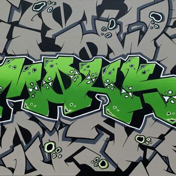 Schilderij getiteld "Graffiti "Monker"" door Monker, Origineel Kunstwerk, Acryl
