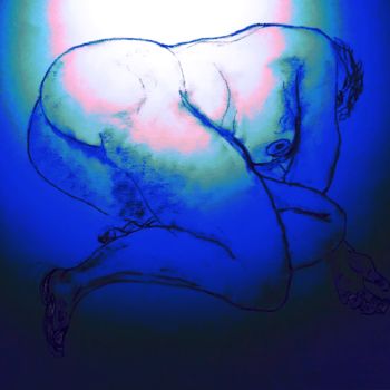 Arte digital titulada "Sleeping I" por Monor, Obra de arte original, Pintura Digital
