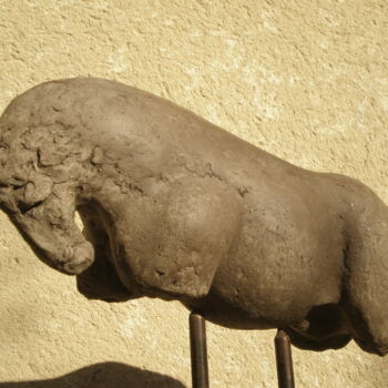 Sculpture intitulée "Animal" par Frédérique Montane, Œuvre d'art originale, Argile