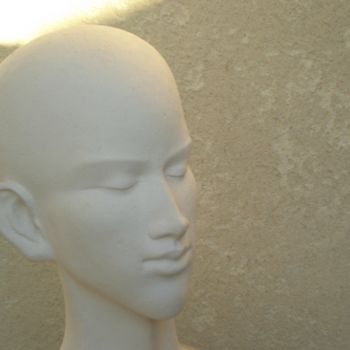 Sculpture titled "En soi" by Frédérique Montane, Original Artwork, Terra cotta