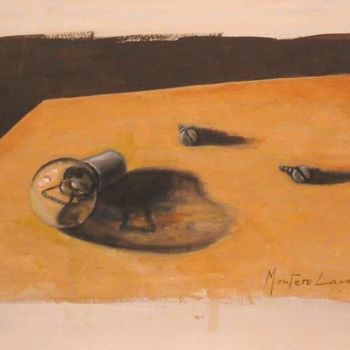 Malerei mit dem Titel "lamparita" von Matías Montero Lacasa, Original-Kunstwerk