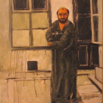 Painting titled "Mi amigo Gustave" by Matías Montero Lacasa, Original Artwork
