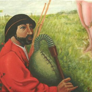 Painting titled "Una visión d elos S…" by Matías Montero Lacasa, Original Artwork
