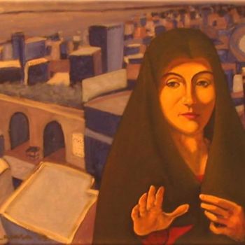 Pintura titulada "Messina nos bendice" por Matías Montero Lacasa, Obra de arte original