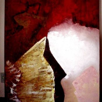Pintura titulada "O BEIJO" por Montesa, Obra de arte original