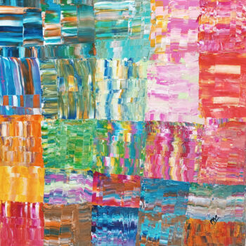 Malerei mit dem Titel "Mixed colours" von Montse Barberà Pujol, Original-Kunstwerk, Acryl