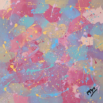 Картина под названием "Constellations" - Montse Barberà Pujol, Подлинное произведение искусства, Акрил
